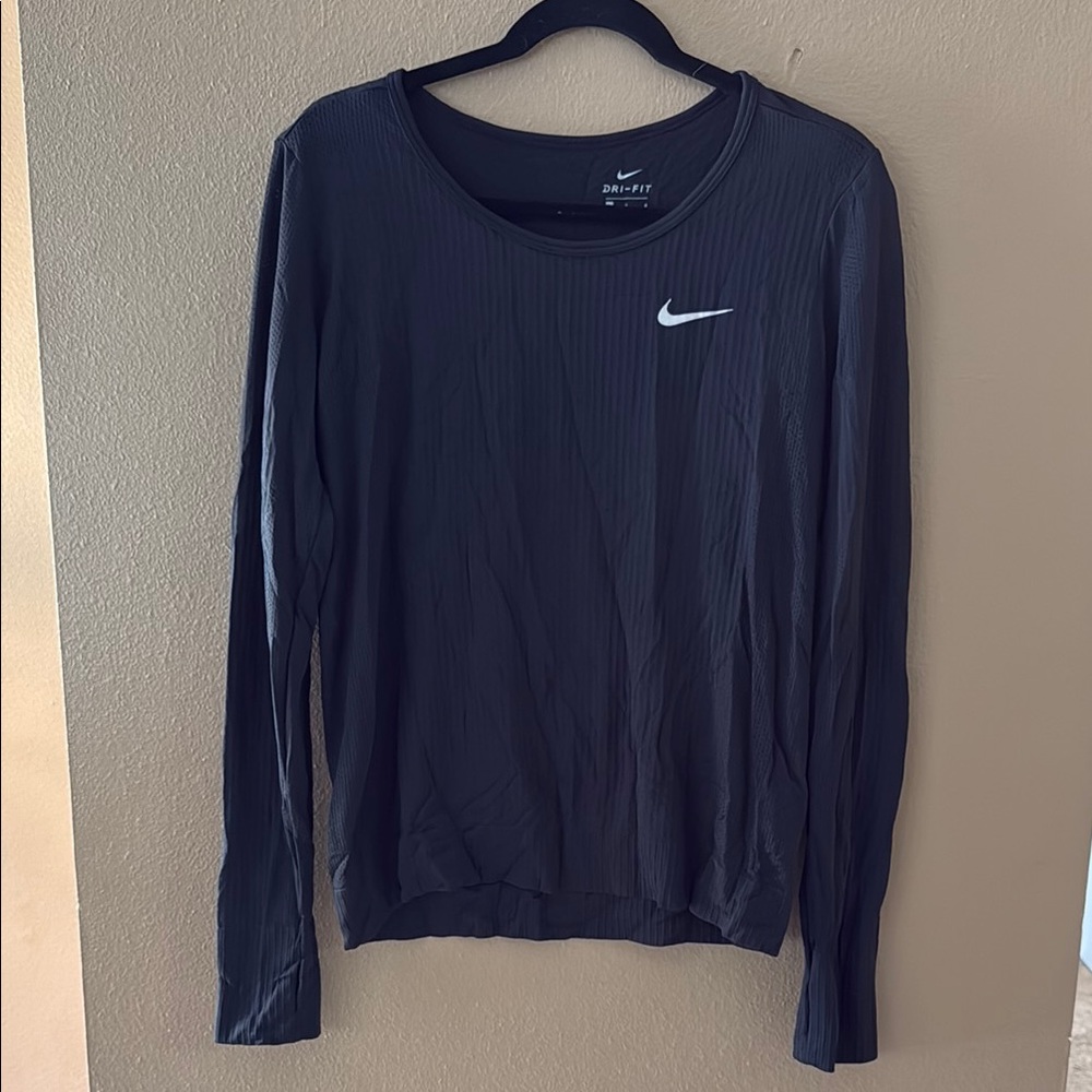 Nike Ribbed/Perforated Long Sleeve